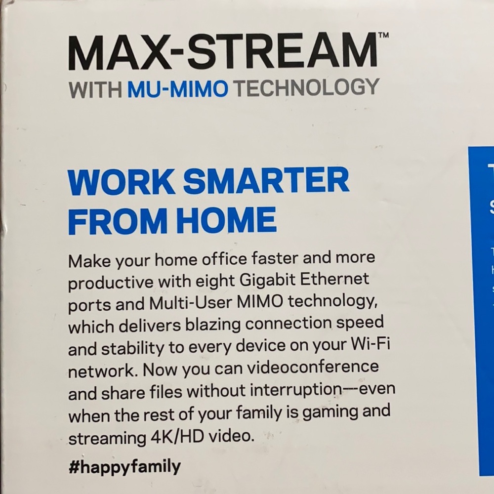 LINKSYS Max-Stream with MU-MIMO Technology Router - Picture 7 of 11